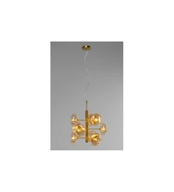 KDesign Lampa wisząca HEADLIGHT z mosiężnym wykończeniem