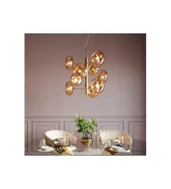 KDesign Lampa wisząca HEADLIGHT z mosiężnym wykończeniem