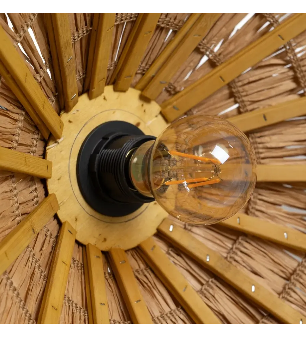 Zona-Design Lampa wisząca KOZABOHA 54 cm naturalna