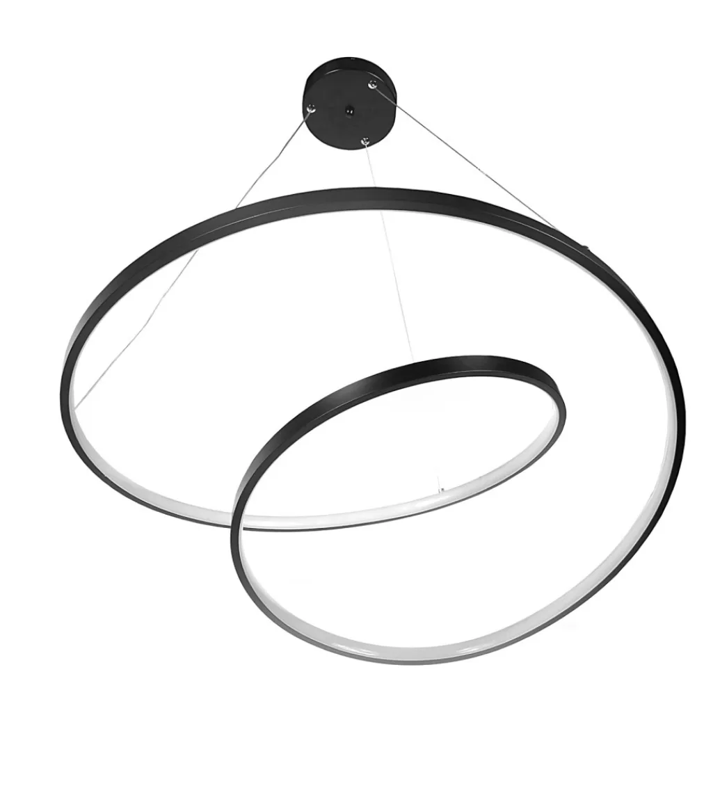 DOMENO Lampa wisząca MONA LED 60 cm czarna
