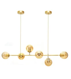 DOMENO Lampa wisząca MORIS 113 cm złota