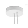 Zona-Design Lampa wisząca NEST 50 cm biała
