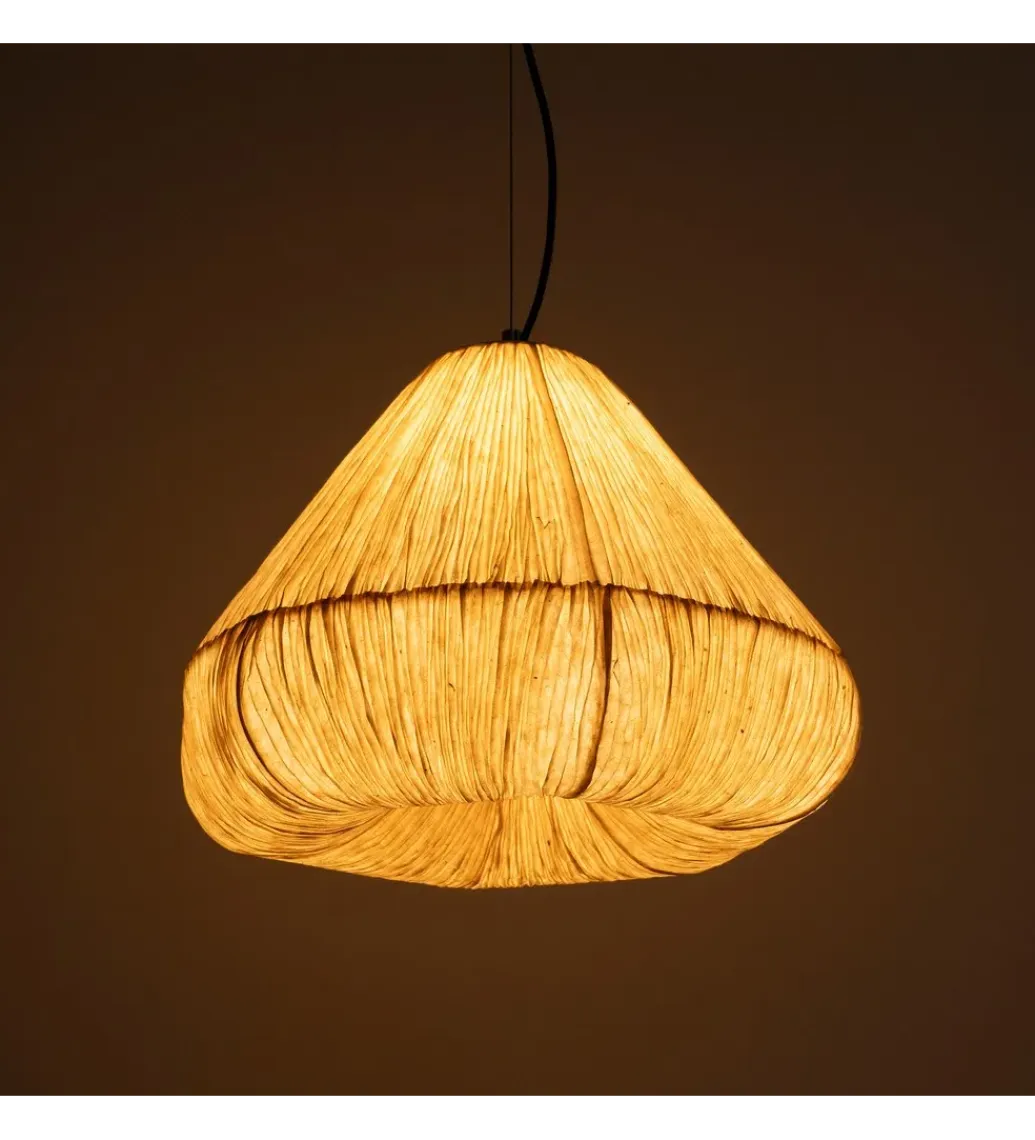 DENZO Lampa wisząca OBILO 49 cm Beżowy