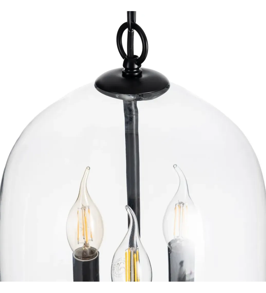 Zona-Design Lampa wisząca ORO 54 cm czarna