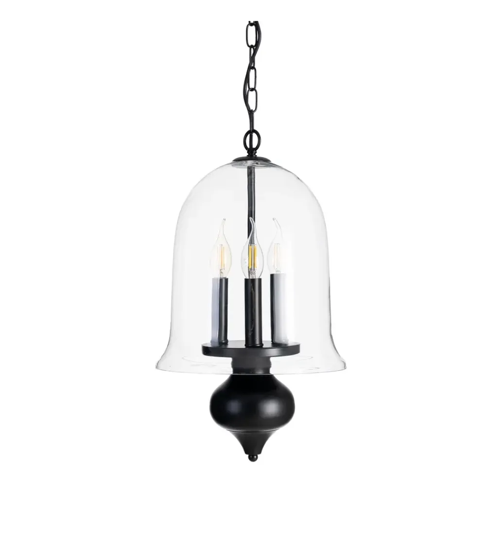 Zona-Design Lampa wisząca ORO 54 cm czarna