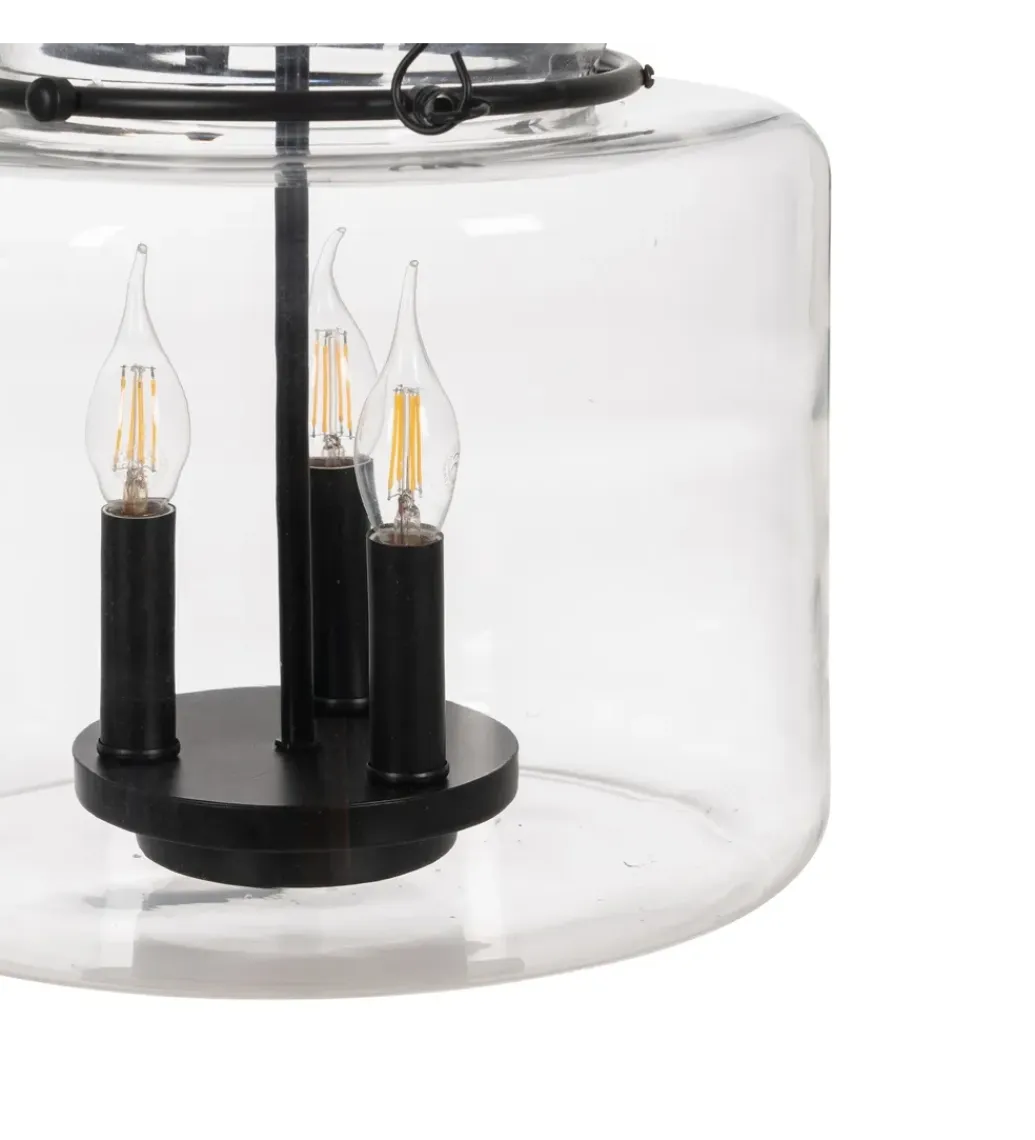 Zona-Design Lampa wisząca ORO 72 cm czarna