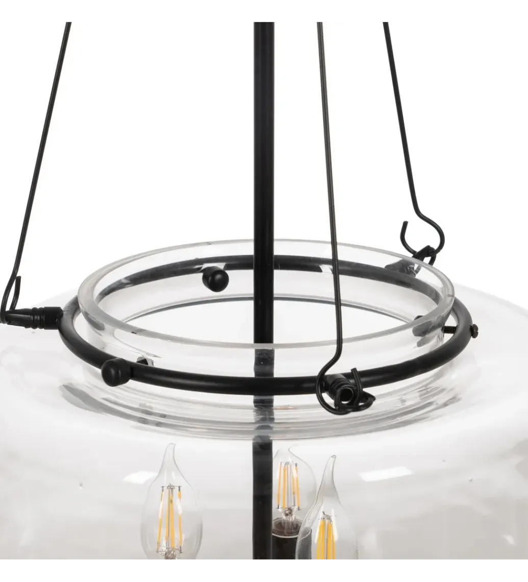 Zona-Design Lampa wisząca ORO 72 cm czarna