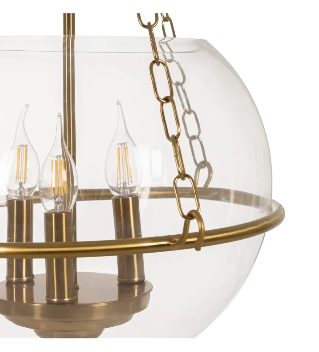 Zona-Design Lampa wisząca ORO 35 cm złota