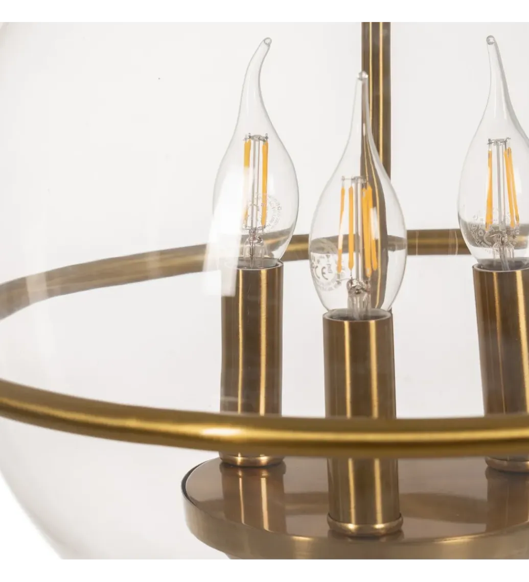 Zona-Design Lampa wisząca ORO 35 cm złota