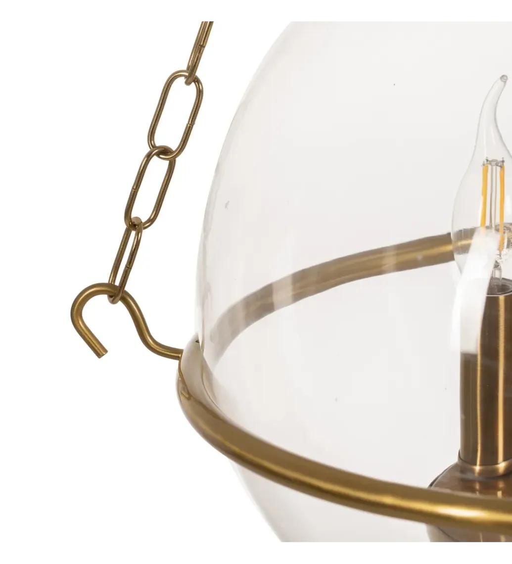 Zona-Design Lampa wisząca ORO 35 cm złota