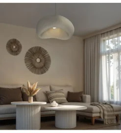 DOMENO Lampa wisząca OSTIA 30 cm biała