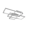 DOMENO Lampa wisząca PLAFON LED RING 80 cm szara