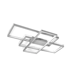 DOMENO Lampa wisząca PLAFON LED RING 80 cm szara