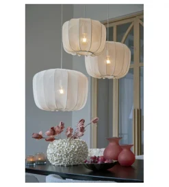 L&L Lampa wisząca PLUMERIA 60 cm piaskowa