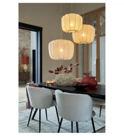 L&L Lampa wisząca PLUMERIA 60 cm piaskowa