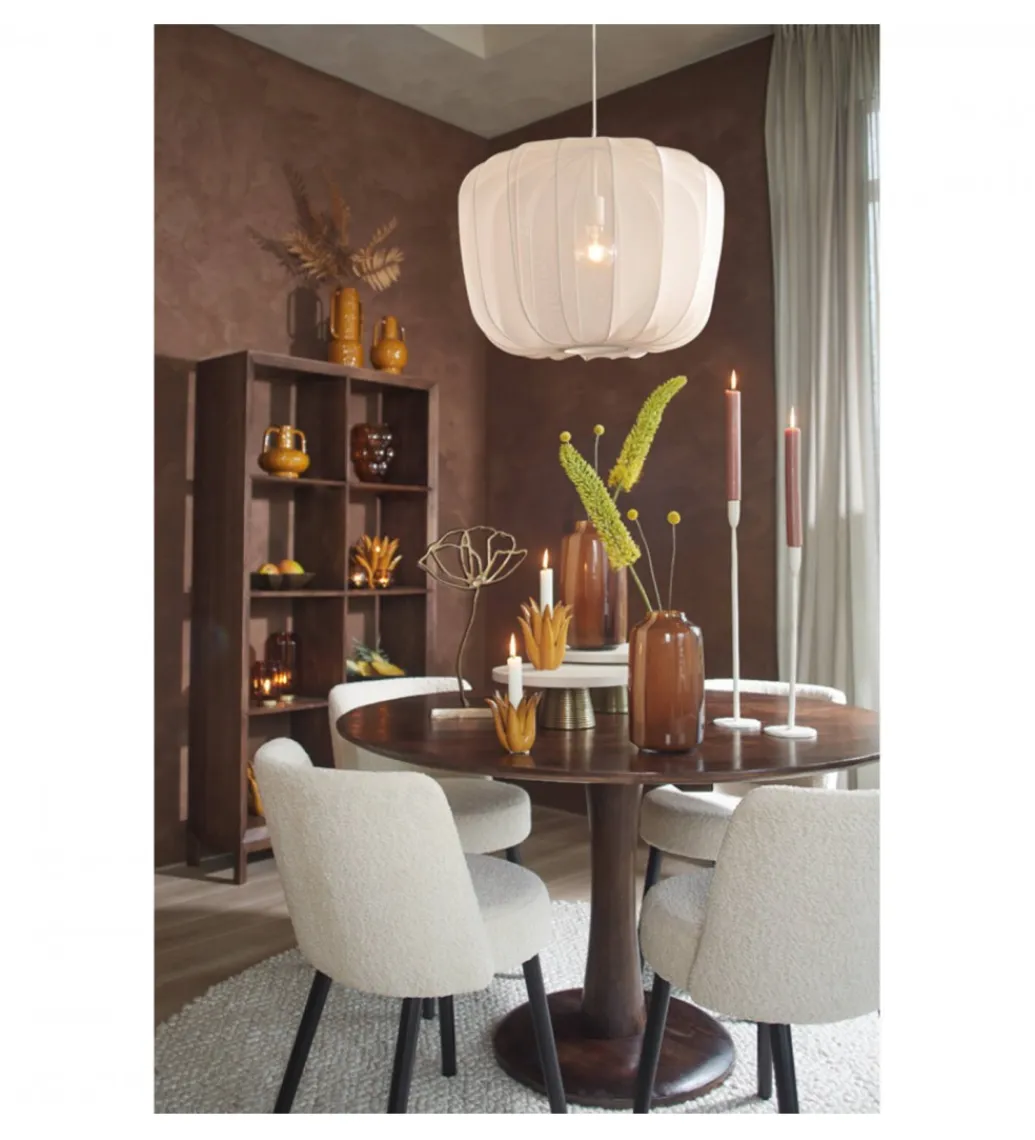 L&L Lampa wisząca PLUMERIA 60 cm piaskowa