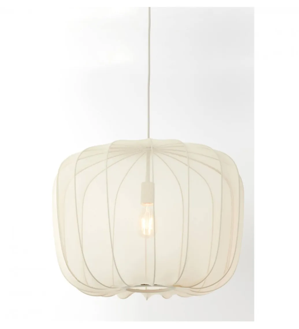 L&L Lampa wisząca PLUMERIA 60 cm piaskowa