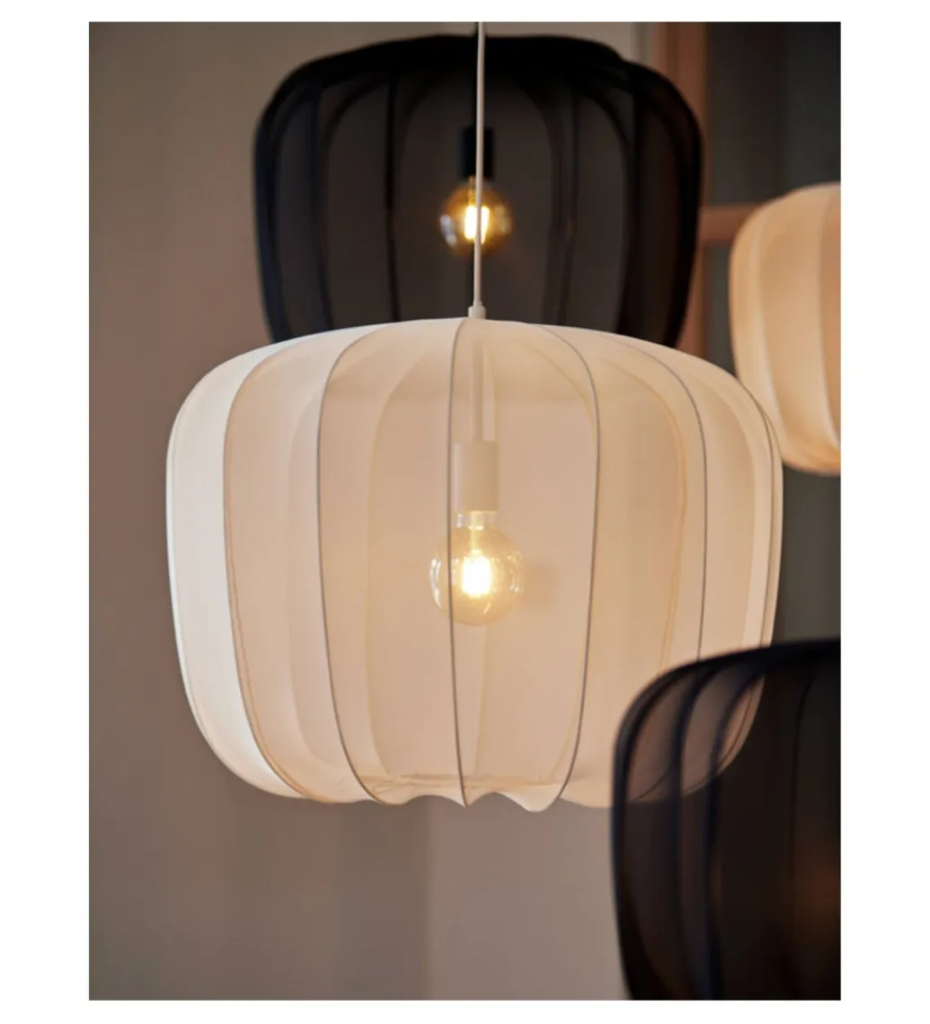 L&L Lampa wisząca PLUMERIA 60 cm piaskowa