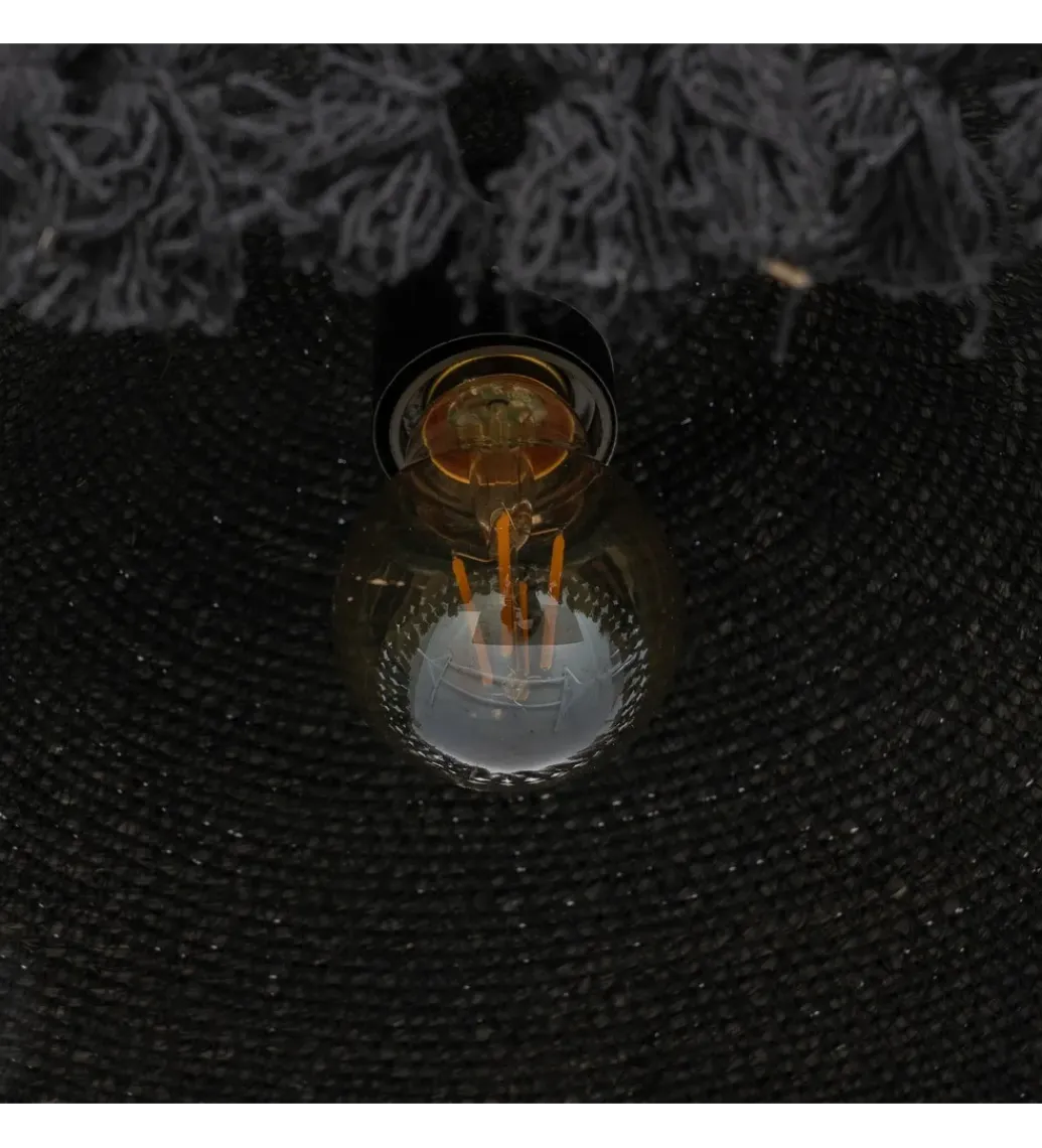 Zona-Design Lampa wisząca REHANELA 60 cm czarna