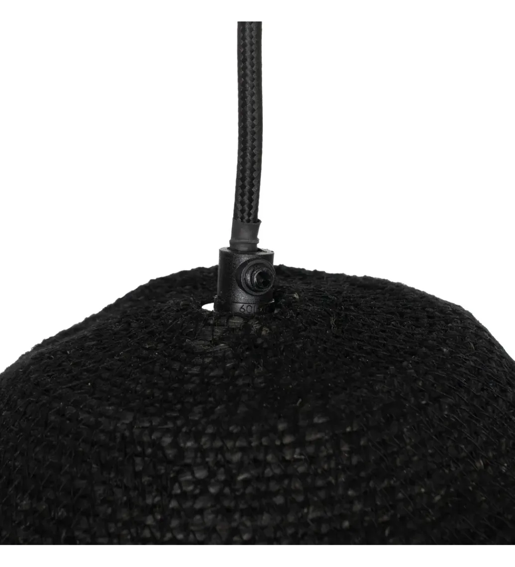 Zona-Design Lampa wisząca REHANELA 60 cm czarna