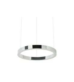 Zona-Design Lampa Wisząca RING 40 Cm Srebrna