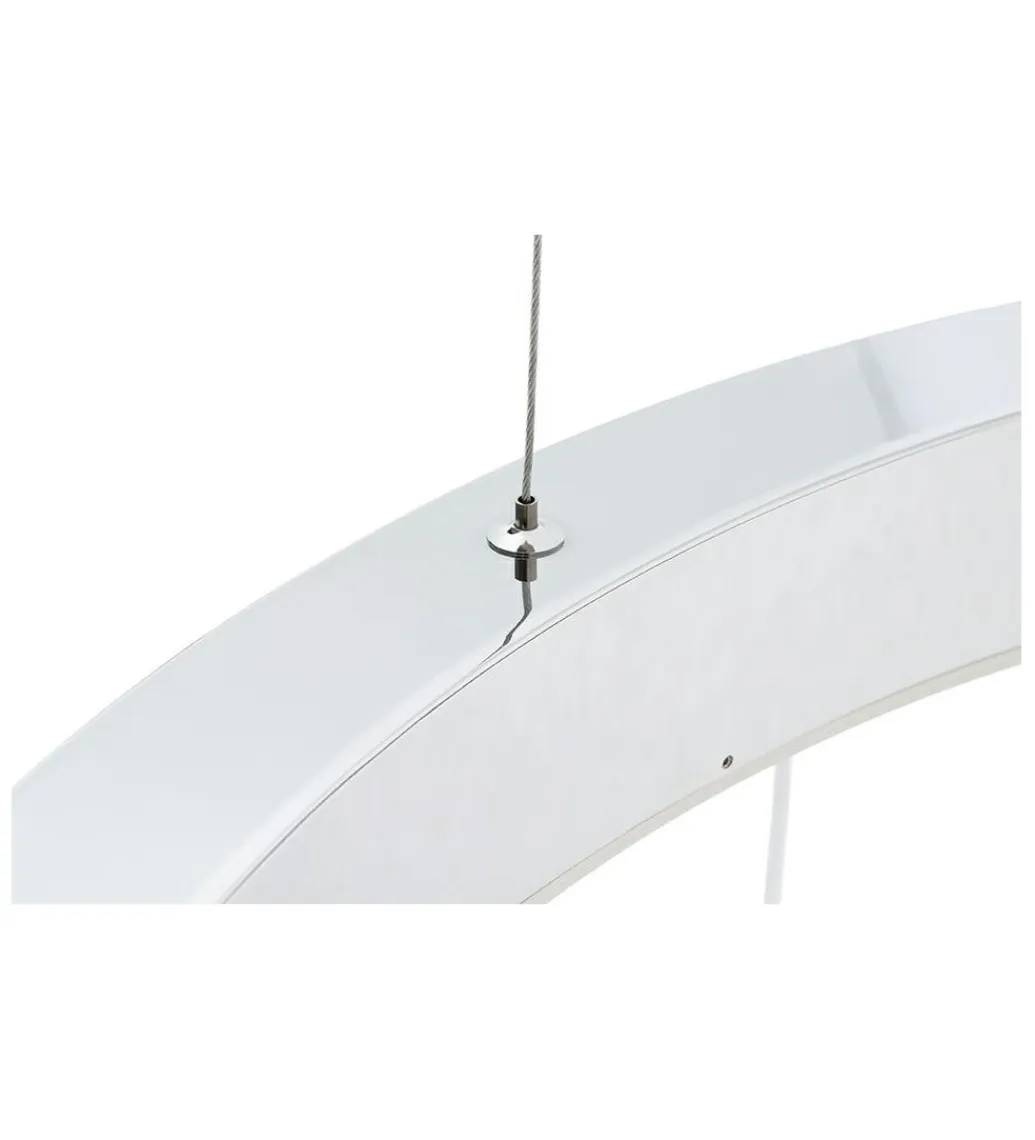 Zona-Design Lampa Wisząca RING 40 Cm Srebrna