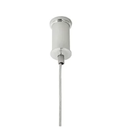 Zona-Design Lampa wisząca RING 80 cm srebrna