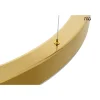 Zona-Design Lampa Wisząca RING LUXURY 50 Cm Złota