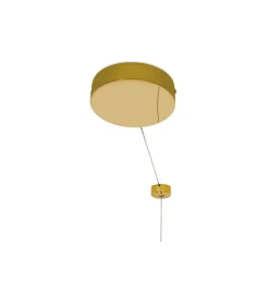 Zona-Design Lampa Wisząca RING LUXURY 50 Cm Złota