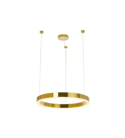 Zona-Design Lampa Wisząca RING LUXURY 50 Cm Złota