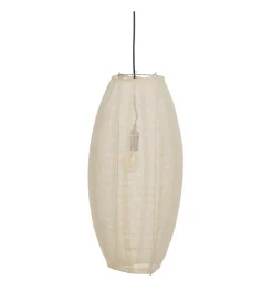 Zona-Design Lampa wisząca RITAMNA 60 cm beżowa