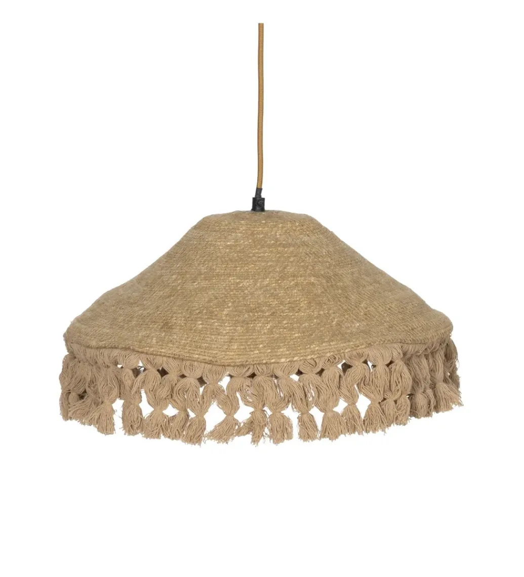 Zona-Design Lampa wisząca ROYEAS 40 cm naturalna