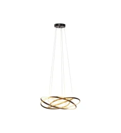 KDesign Lampa wisząca SATURN 72 cm czarna