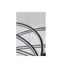 KDesign Lampa wisząca SATURN 72 cm czarna