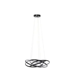 KDesign Lampa wisząca SATURN 72 cm czarna