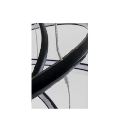 KDesign Lampa wisząca SATURN 72 cm czarna