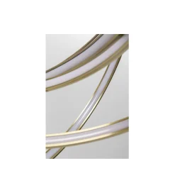 KDesign Lampa wisząca SATURN LED 75 cm złota
