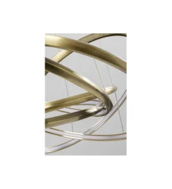 KDesign Lampa wisząca SATURN LED 75 cm złota
