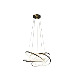 KDesign Lampa wisząca SATURN LED 75 cm złota