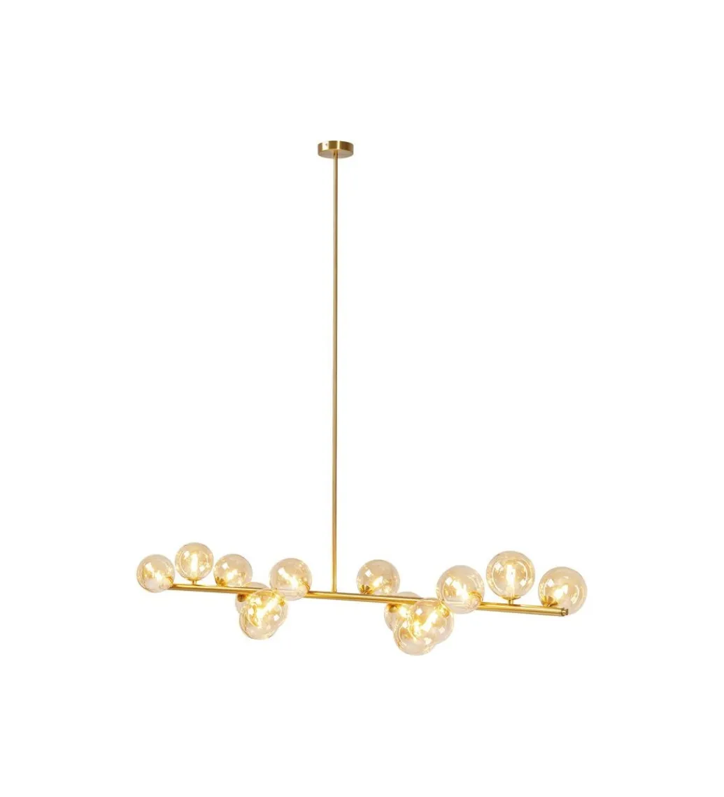 KDesign Lampa wisząca Scala Balls Brass 150 cm złota