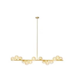 KDesign Lampa wisząca Scala Balls Brass 150 cm złota