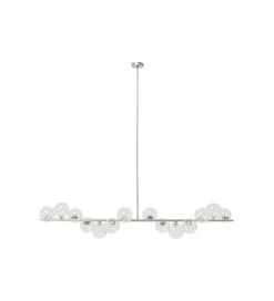 KDesign Lampa Wisząca Scala Balls Brass 155 Cm srebrna