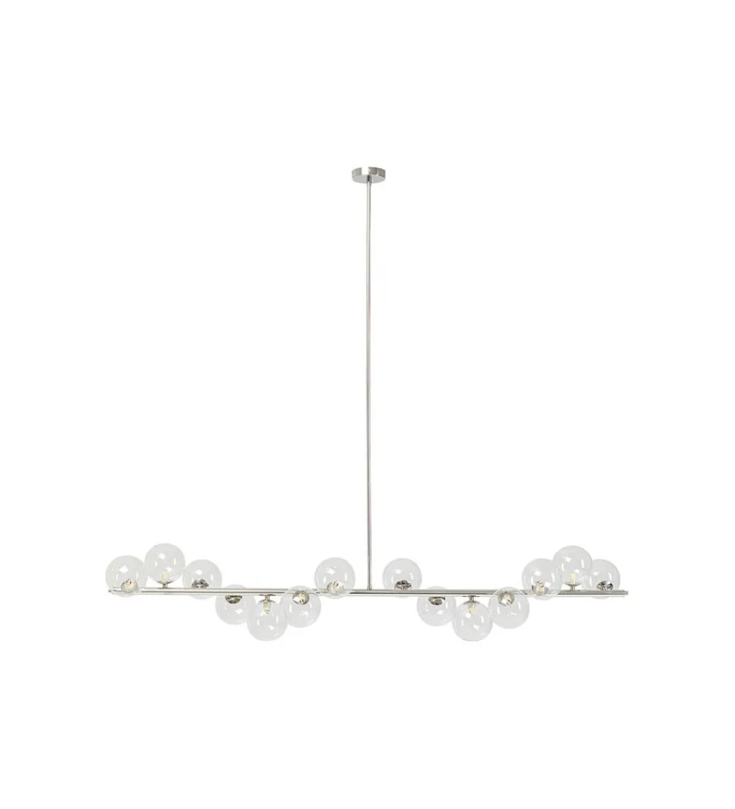 KDesign Lampa Wisząca Scala Balls Brass 155 Cm srebrna