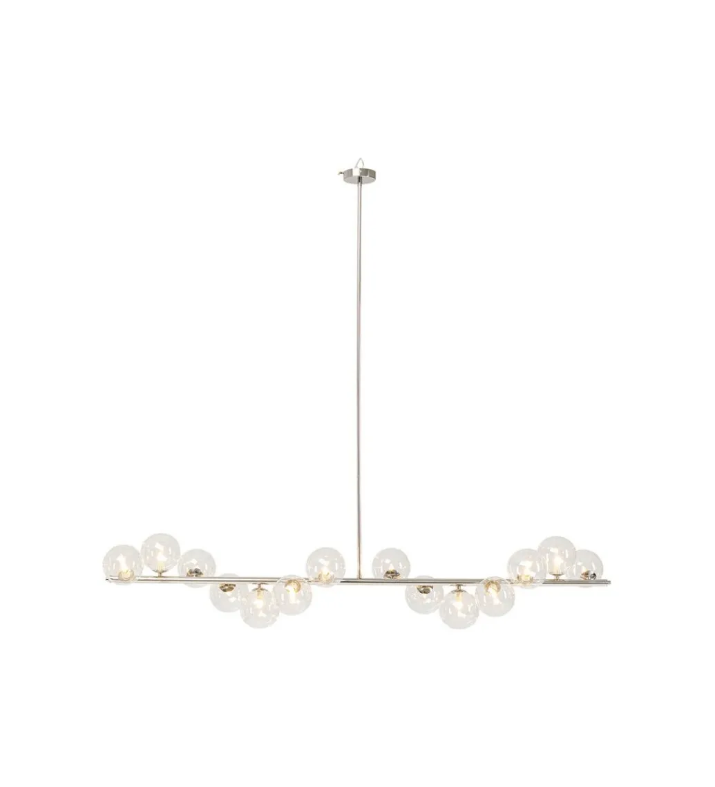 KDesign Lampa Wisząca Scala Balls Brass 155 Cm srebrna