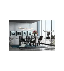 KDesign Lampa Wisząca Scala Balls Brass 155 Cm srebrna