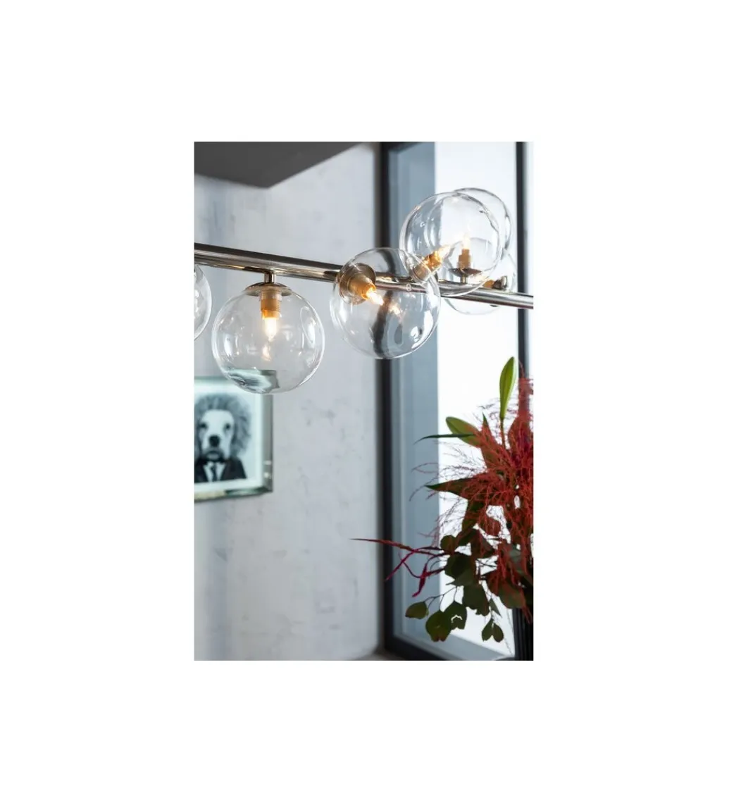 KDesign Lampa Wisząca Scala Balls Brass 155 Cm srebrna