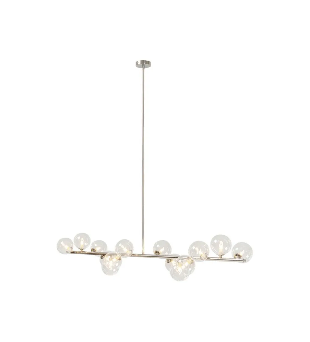 KDesign Lampa Wisząca Scala Balls Brass 155 Cm srebrna
