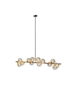 KDesign Lampa wisząca SCALA BALLS 150 cm czarna