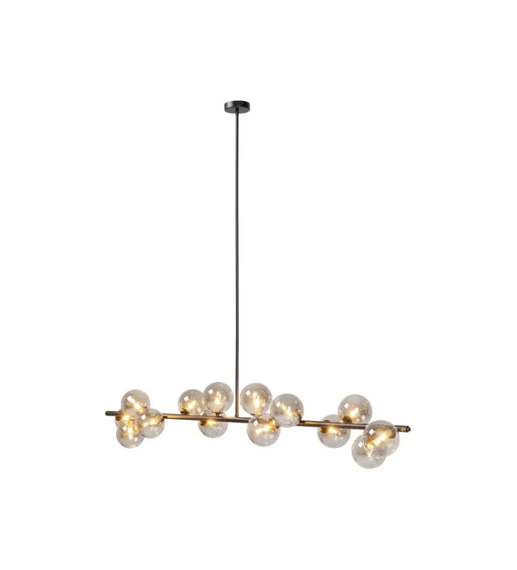 KDesign Lampa wisząca SCALA BALLS 150 cm czarna