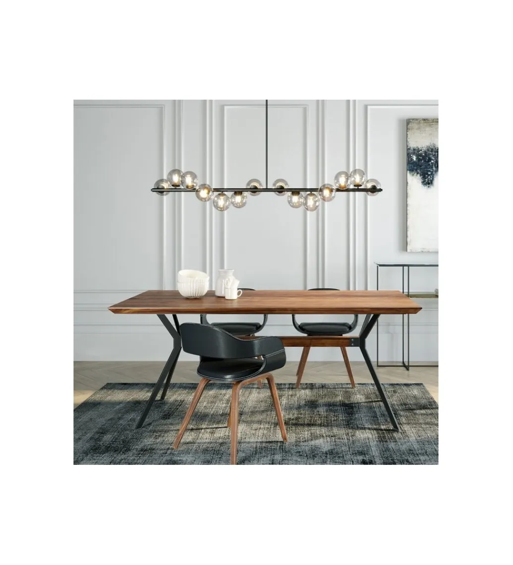 KDesign Lampa wisząca SCALA BALLS 150 cm czarna